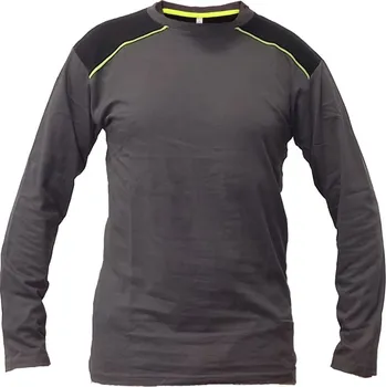 James Ross Tričko Latina šedá/černá 3XL