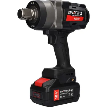 Invento Akumulátorový rázový utahovák 18V 2400 Nm + 2x4,0 Ah baterie A67R 1"