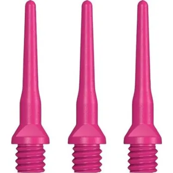 Příslušenství pro šipky Designa Hroty Tufflex short - 100 ks - pink neon