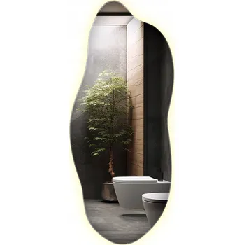 Zrcadlo Designové Zrcadlo Neutrální LED Premium Do Ložnice Toaletního Stolku 40x90 cm