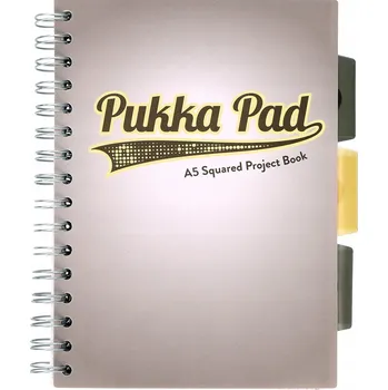 Sešit Sešit A5 s mřížkou Pukka Pad, 100 listů