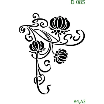 Šablona D 085 - A4 , Nelepící folie