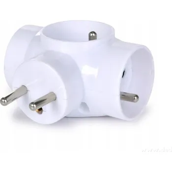 Elektrická zásuvka Elektrická Zásuvka rozbočka zásuvek Vaše Dedra bílý