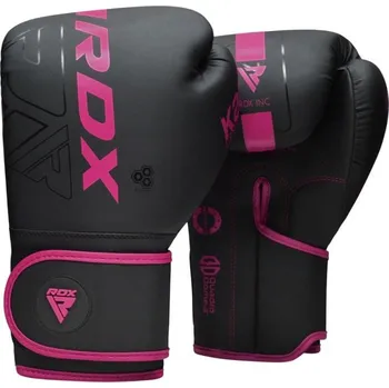 Boxerské rukavice RDX Sports Boxerské rukavice F6 Kara Pink - RDX Barva: růžová, Velikost: 14 oz