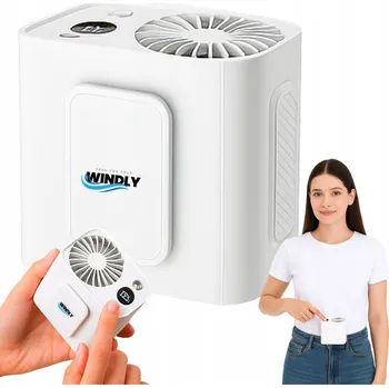 Domácí ventilátor Mini ventilátor Yifeng Mini Wentylator Wiatrak Na Klips Ręczny bílý