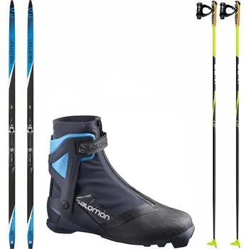 Běžky SALOMON RS8 X-Stiff PM Prolink Pro s viazaním - NNN + SALOMON RS10 Nocturne Prolink + LEKI CC 450