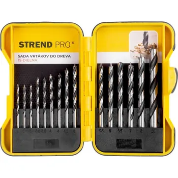 Vrták Strend Pro 4201223 sada vrtáků do dřeva 15 ks
