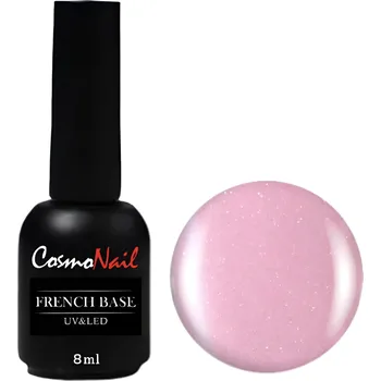 Lak na nehty COSMONAIL French Base Glitter 018, 8 ml