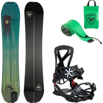 Snowboard Splitboardový set ROSSIGNOL Escaper Split se stoupacími pásy a vázáním KARAKORAM