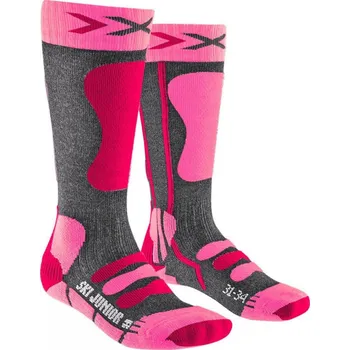 Pánská móda Ponožky X-SOCKS Ski 4.0 Anthracite Pink Růžová 27-30