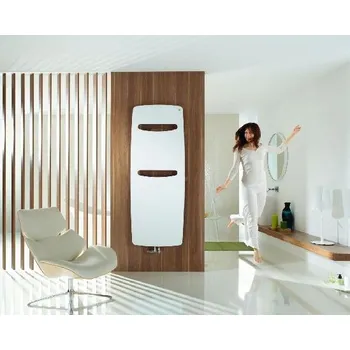 Radiátor Zehnder Vitalo Spa - Koupelnový radiátor 180x59 cm, rovný, středové připojení 5 cm, bílý lak VIT-180-060