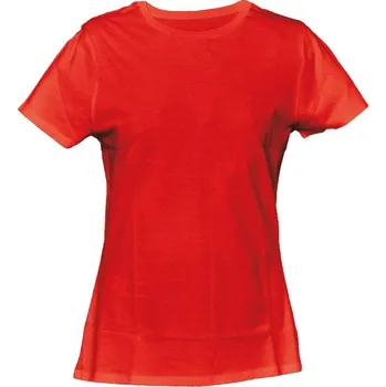 James Ross Tričko Los Angeles dámské červená XXL