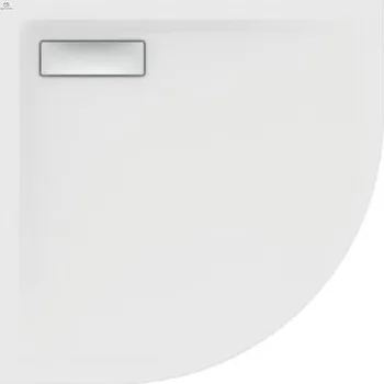 Sprchová vanička Ideal Standard Ultra Flat New - Sprchová vanička, čtvrtkruh 80x80 cm, matná bílá T4491V1