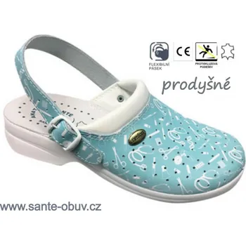 Dámská zdravotní obuv SANTÉ GF/1500 BLU zdravotní PRACOVNÍ obuv, --- - 40