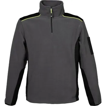 Pánská mikina James Ross Fleecová mikina Livigno šedá 3XL