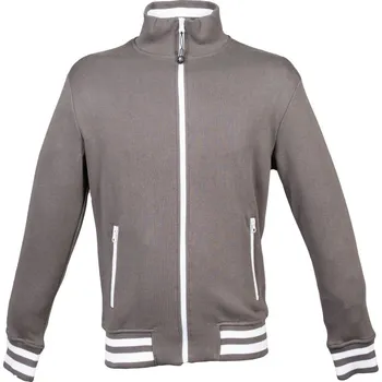 Pánská mikina James Ross Svetr Arizona pánský šedá 3XL