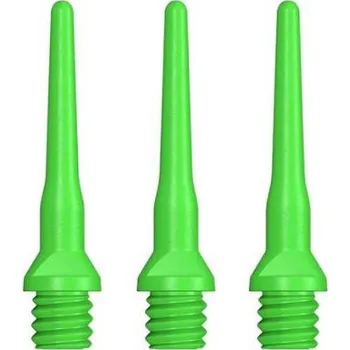 Příslušenství pro šipky Designa Hroty Tufflex short - 100 ks - green neon