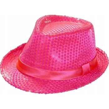Klobouk Klobouk "Neon Fedora", růžový, Widmann