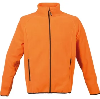 Pánská mikina James Ross Fleecová mikina Metz pánská oranžová 3XL