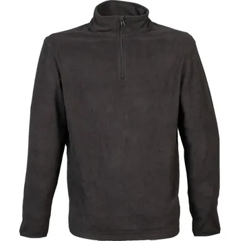 Pánská mikina James Ross Fleecová mikina Lione pánská černá 3XL