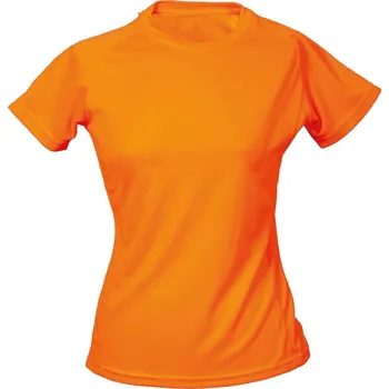 James Ross Tričko Montevideo dámské oranžová fluo L