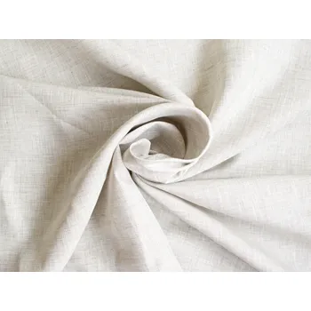 Snový svět Lněná látka BÉŽOVÝ melír - ČR