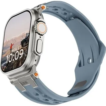 Chytré hodinky UAG Monarch Strap řemínek Apple Watch 49/46/45/44/42mm modrý/titan