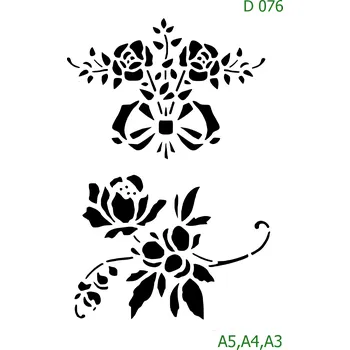 Šablona D 076 - A5 , Nelepící folie