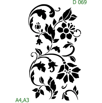 Šablona D 069 - A4 , Lepící fólie