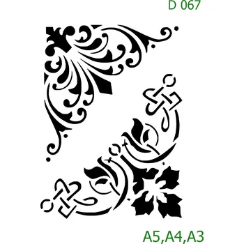 Šablona D 067 - A5 , Nelepící folie