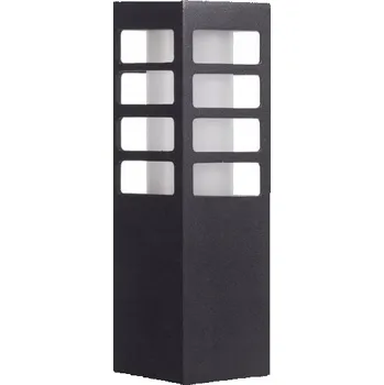 Stojací lampa Kvadratický osvětlovací sloupek Su-ma E27 25 cm šedý