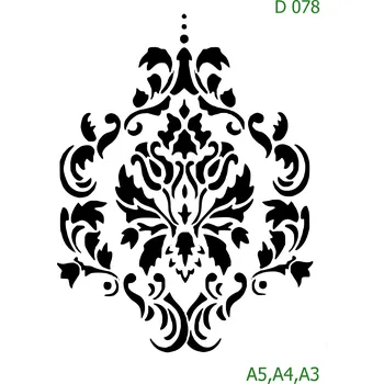 Šablona D 078 - A5 , Nelepící folie