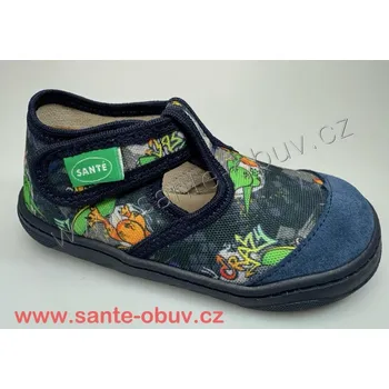 Dámská zdravotní obuv SANTÉ TD/114 BLUE domácí obuv vel.19-30, --- - 21