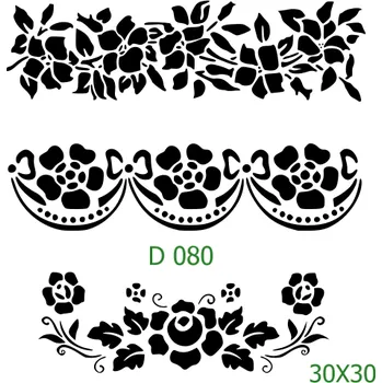 Šablona D 080 - 30 x 30 cm , Nelepící folie