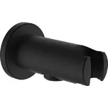 Laufen Sprchové příslušenství - Sprchové kolínko s držákem, matná černá HF504778428000