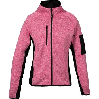 Dámská mikina James Ross Pletená fleecová mikina Monviso dámská růžová L