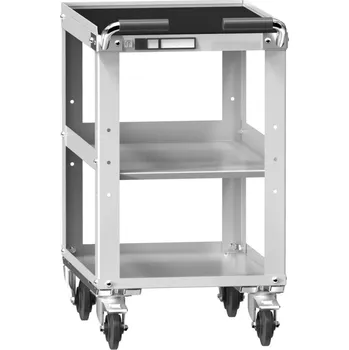 Kartotéka POLAK Mobilní kontejner ZLMP-1, korpus - ocelová šedá RAL 7011