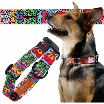 Obojek pro psa Materiálový obojek pro psa Ukory vel. M