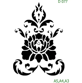 Šablona D 077 - A5 , Nelepící folie