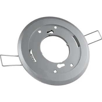 Bodové svítidlo Podhledové bodové svítidlo vestavné pevná kulatá stříbrná GOLDLUX (Polux) GX53 tworzywo sztuczne