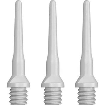 Příslušenství pro šipky Designa Hroty Tufflex short - 200 ks - white