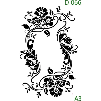 Šablona D 066 - A3 , Nelepící folie