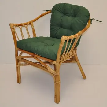 Křeslo Ratanové křeslo Subaliu -tmavě zelený melír - SLEVA 3% s kodem radost25