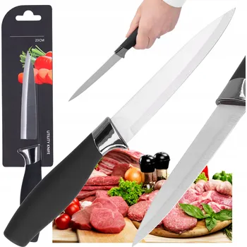 Kuchyňský nůž NÓŻ KUCHENNY stalowy 23 cm uniwersalny klasický pro sekání a krájení