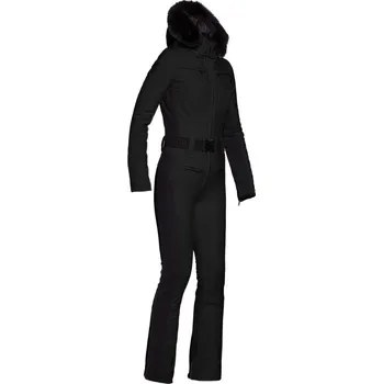 Dámský overall Lyžařský overal GOLDBERGH Parry Ski Jumpsuit Long Faux Border Černá XS