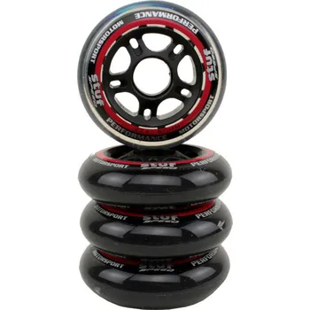 Kolečkové brusle Kolečka na brusle STUF Transparentní 72 mm