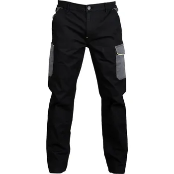 Pánské kalhoty James Ross Kalhoty Zurigo Bicolor černá L