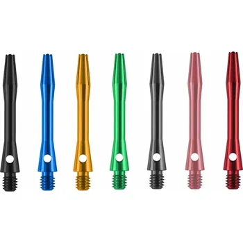 Příslušenství pro šipky Designa Násadky Anodised Aluminium - short - black