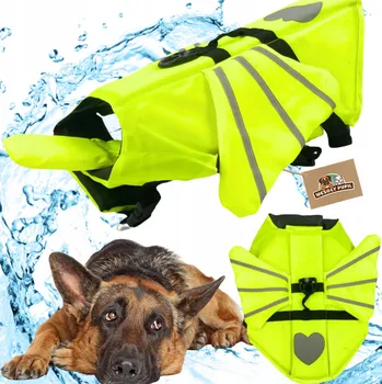 Obleček pro psa KAPOK pro psa plovací vesta do vody SE KŘÍDLY XL