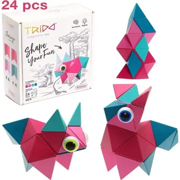 ostatní stavebnice Trido - Stavebnice Flamingo Medium - 24 ks